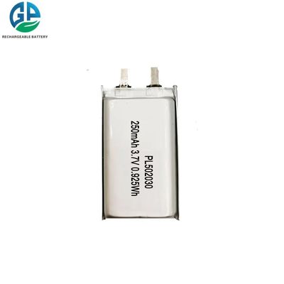502030 paquet de batterie au lithium de polymère du block d'alimentation électrique de batterie au lithium 250mAh 3.7v