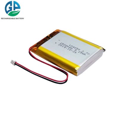 50g batterie Li polymère 2500mah Protection contre la surcharge Voltage 4,25v 1c