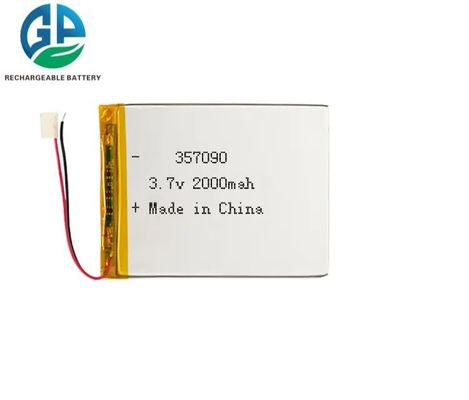 3.7 V 2000mah 357090 Lithium Ion Polymer Power Bank pour hélicoptère Rc