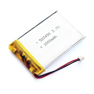 523450 3,7 batterie rechargeable de Lipo de polymère de lithium de V 1000mah