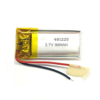 Paquet de batterie de polymère de lithium de 3.7V approuvé par kc 100Mah 451225