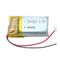 501220 batterie de petite taille rechargeable de polymère de lithium de 3.7v 80mah pour les CB kc de casque de BT