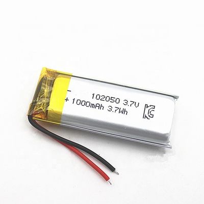 3,7 la batterie au lithium de la batterie 3,7 V de polymère de lithium de volt 1.0Ah kc a approuvé