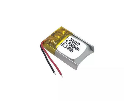 501012 45mAh Lithium Polymer Battery With KC / CB Certification