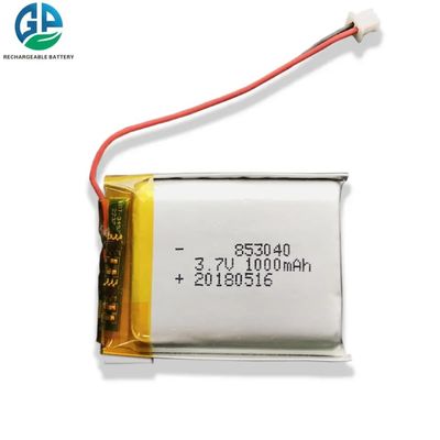 Batterie Ion Lithium Polymer Rechargeable 3.7v 1000mah d'ISO9001 kc 803040