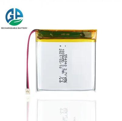 KC CB IEC62133 homologué 554040 3,7 V 1000mah batterie instrument batterie rechargeable