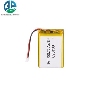 KC batterie rechargeable de haute capacité de charge Li Ion Lipo batterie 604060 1700mah 3.7v