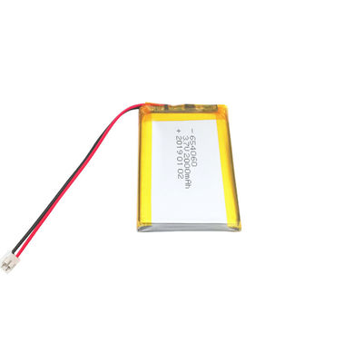 Lithium de batterie de traqueur de Li Polymer 654060 GPS 3,7 V 2000mah