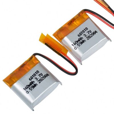 acheter Li Polymer Rechargeable Battery de petite taille 601818 3.7V Lipo 160mAh online manufacture