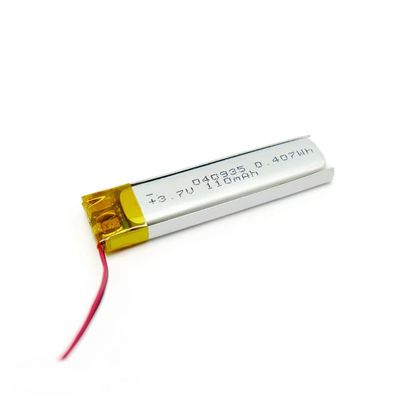 acheter 400935 petite batterie IEC62133 CB KC de polymère de Li de 3.7V 80mAh approuvée online manufacture