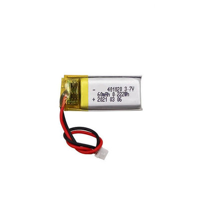 acheter KC a certifié la batterie 60mAh 401020 de polymère de 3.7V Li pour l'écouteur online manufacture