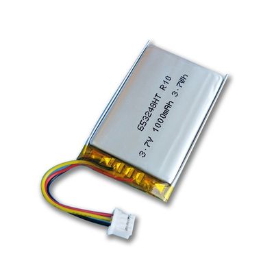 acheter 653248 Modèle 3.7V 1000mAh batterie au lithium polymère batterie rechargeable pour GPS et appareils médicaux fabrication en ligne