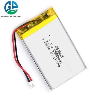 acheter Lithium Ion Battery Pack Rechargeable 3.7V kc de Lipo 654065 2000mAh 7.4Wh online manufacture