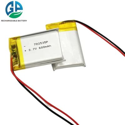 buy 702535 600mAh 3,7V Petite batterie au lithium polymère Batterie LiPo rechargeable avec stockage KC fabrication en ligne