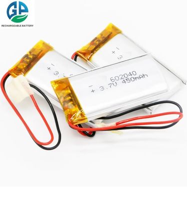 acheter Température de la batterie 602040 3.7v 450mah de kc Li Polymer 3.7V basse online manufacture