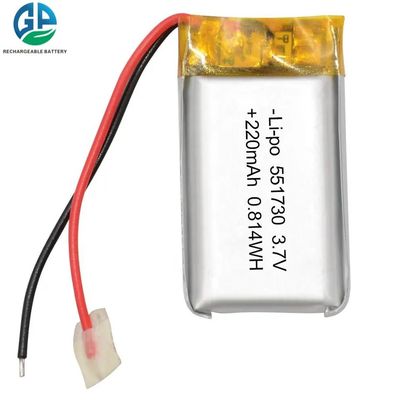acheter 551730 paquets faits sur commande 3.7v 150mah 200mah 220mah 250mah 400mah 500mah de batterie de Lipo online manufacture