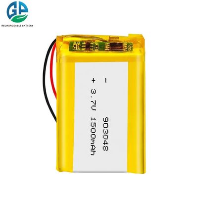acheter 903048 le CE rechargeable kc de paquet de batterie de polymère de lithium de 3.7v 1500mah a approuvé online manufacture