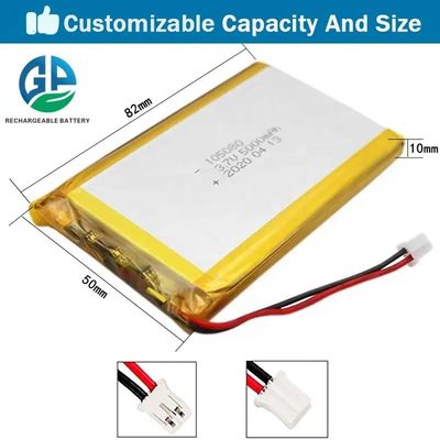 acheter Coutume d'IEC62133 105080 2P Li Polymer Rechargeable Lipo Battery 3.7V 10000mAh online manufacture