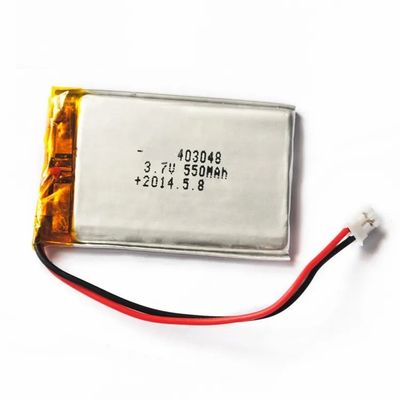 acheter 3.7V 550mAh batterie au lithium polymère avec 500 fois la durée de vie pour les appareils de beauté fabrication en ligne
