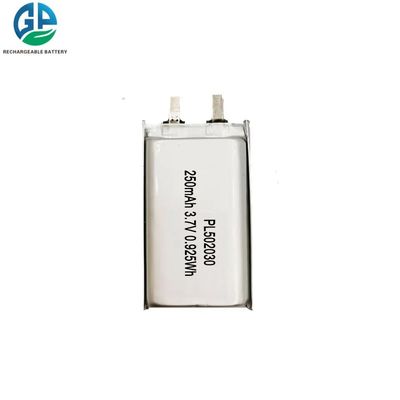 acheter 502030 Taille 3.7V 250mAh batterie au lithium polymère fabrication en ligne