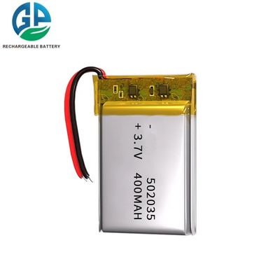acheter batterie 400mah/502035 de polymère de lithium de Li-polymère de block d'alimentation électrique de batterie au lithium 3.7v online manufacture
