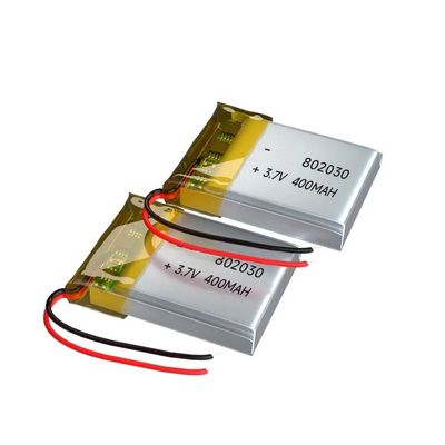 acheter 400 Mah 3,7 Li source d'alimentation de la batterie polymère 2c courant de décharge online manufacture