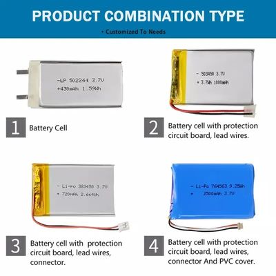 acheter 2.75 V 430 mah Protection contre la surcharge de la batterie Li-ion polymère rechargeable online manufacture