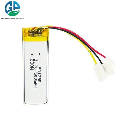 acheter Kc 500mah 3.7v 601750 batterie polymère au lithium personnalisée pour haut-parleurs jouets online manufacture
