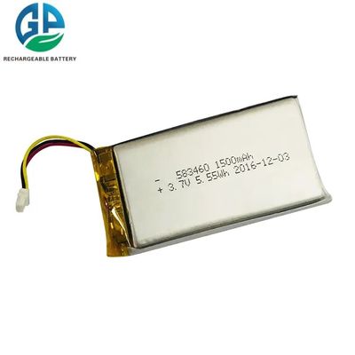 acheter Batterie à haute température rechargeable Lipo 300ma Li Polymer LP583460 haute capacité 3.7V pour appareils numériques online manufacture