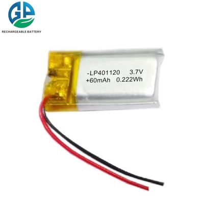 acheter 60mah 401120 batterie au lithium polymère 3,7 V longue durée de vie online manufacture
