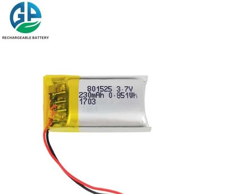 acheter 801525 230mah batterie au lithium polymère 500 fois durée de vie online manufacture