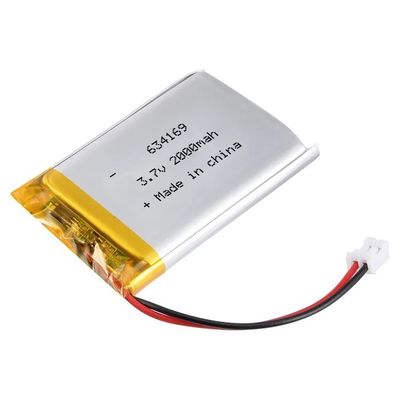 acheter 634169 Polymère au lithium 3,7 V Batterie de stockage de puissance de 2000 mAh online manufacture