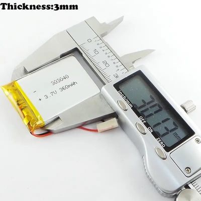 acheter 3.7v 300mah batterie au lithium polymère 303040 online manufacture