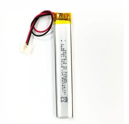 acheter 3.7v 520mah KC approuvé batterie Li polymère 551372 batterie 3.7v vente à chaud Pour la maison intelligente online manufacture