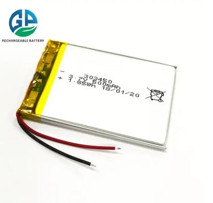 acheter Li Polymer KC Rechargeable 3,7 V 500 Mah 520 Mah Piles au lithium 303450 3C Piles électroniques numériques online manufacture