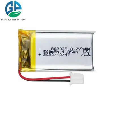 acheter La batterie Lipo 802035 est approuvée par le KC 3.7v 500mah online manufacture