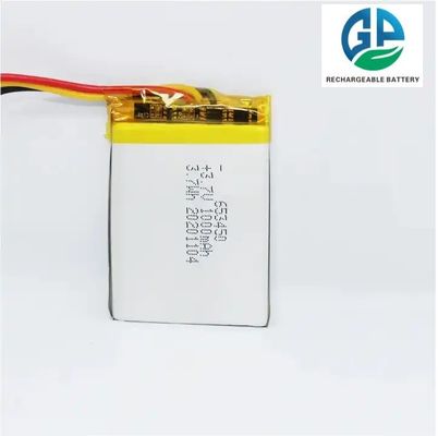 acheter KC Approuvé IEC62133 653450 3,7V 1000mAh Li-ion de lithium Li-polymère batterie 500 fois la durée de vie du cycle online manufacture