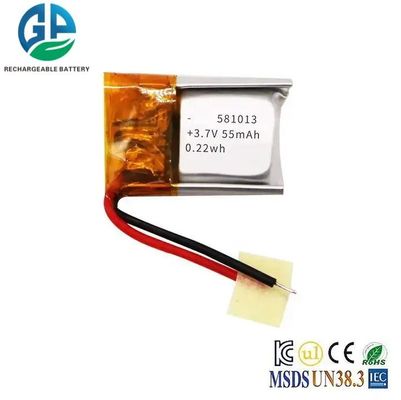acheter Batterie Lipo approuvée par le KC 581013 3.7V 50mAh online manufacture