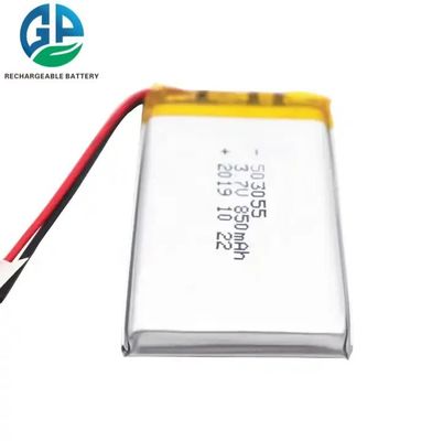 acheter KC, MSDS, RoHS Approuvé 503055 Batterie Li-Ion rechargeable 3,7v 850mAh Batterie au lithium polymère online manufacture