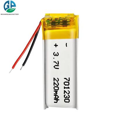 acheter L'équipement de la batterie Li Polymer 701230 3,7v 220mah Oem rechargeable à chaud Vendre KC CB IEC62133 Approuvé online manufacture