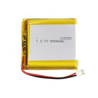 acheter Batterie Lipo de haute capacité de haute durée de cycle 3.7v Batterie rechargeable 125050 5000mah Batterie au lithium-ion online manufacture