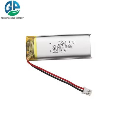 acheter KC IEC62133 Approuvé Pack de batterie rechargeable de 3,7 V 920 mAh Lipo Pack de batterie pour appareils de beauté online manufacture