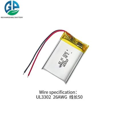 acheter KC IEC62133 haute qualité 3,8V 700mah 652535 batterie au lithium polymère 500 fois durée de vie online manufacture