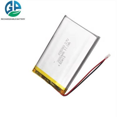acheter Batterie Li-Ion rechargeable 605080 Batterie Li-Ion 3.7v 3000mah KC CB IEC62133 Fabrique professionnelle agréée online manufacture