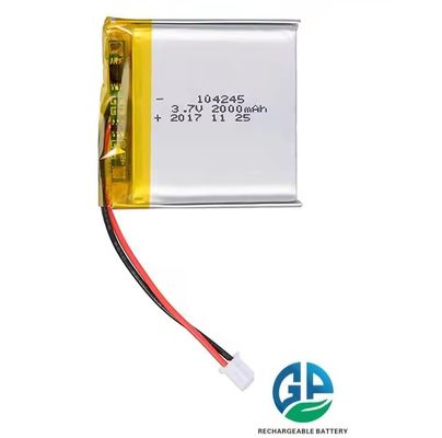 acheter KC approuvé 104245 Rechargeable 3.7v 2000mah Lithium Polymer Lipo Battery Pack de batterie polymère de haute qualité online manufacture