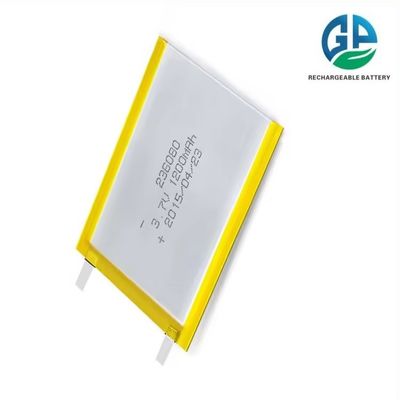 acheter Batterie rechargeable Gpe Pack Lipo Batterie Polymère Batterie rechargeable 1200mah 3.7v 236080 Avec PCB et le connecteur online manufacture