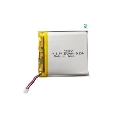 acheter KC Batterie rechargeable au lithium polymère de 3,7 v 705052 2500mAh 9,25Wh Batterie rechargeable au lithium polymère online manufacture