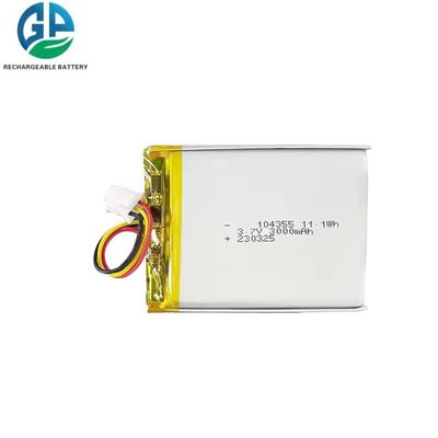 acheter Batterie Lipo rechargeable KC CB IEC62133 Fabrique professionnelle approuvée 3000mah 3.7v Meilleure vente 104355 Pour drone online manufacture