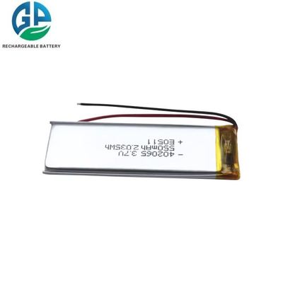 acheter Batterie à décharge élevée 550mAh 3.7V 30C Max60C KC 402065 550mah 3.7v Batterie au lithium polymère pour appareil électronique online manufacture