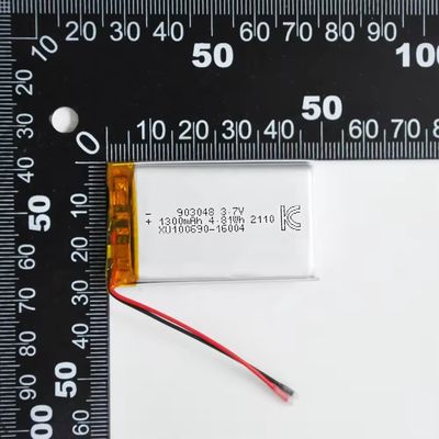 acheter Batterie lithium polymère 3,7 V 1300 mAh à taux de décharge élevé avec certifications KC, CB et CE online manufacture